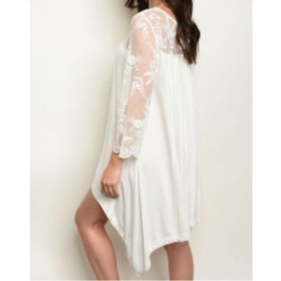 Monoreno Summer Dress Light Soft White Size Small - Picture 2 of 2